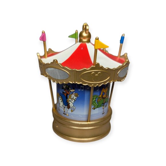 Hallmark 2010 Mickey's Merry Carousel Ornament Magic Motion - Picture 5 of 12